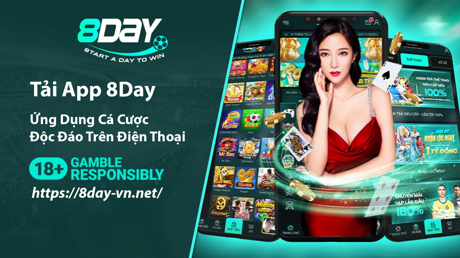 Tải app 8Day ứng dụng cá cược độc đáo